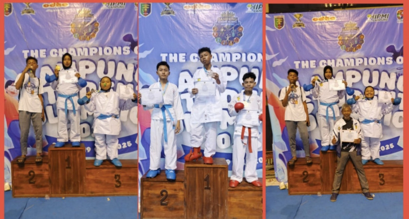 Tiga Siswa MAN 1 Lampung Selatan Raih Prestasi di Kejuaraan Lampung Student Olympic Karate Piala Gubernur